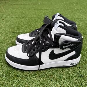 Stussy x Nike Air Force 1 Mid Black White DJ7840-002
